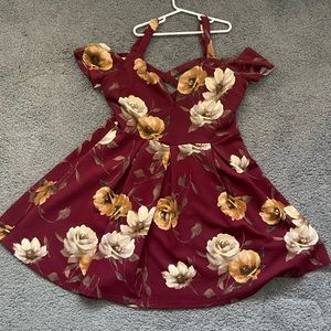 Floral maxi dress XL